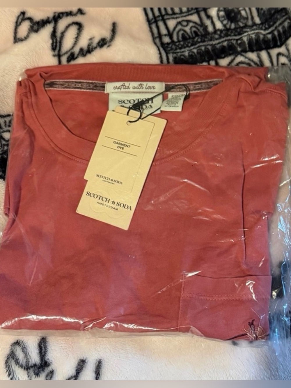 Scotch & Soda Men's Crew Neck Pocket Tee Small